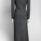 Veronica Beard Grey Ruched Dress XS