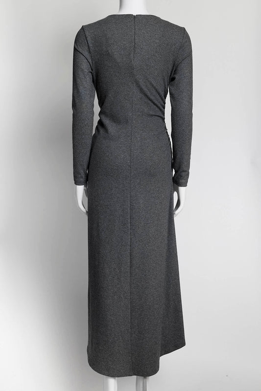 Veronica Beard Grey Ruched Dress XS