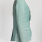 Veronica Beard Teal Miller Double-Breasted Linen Blazer 4