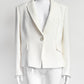Veronica Beard White Tweed Blazer 12