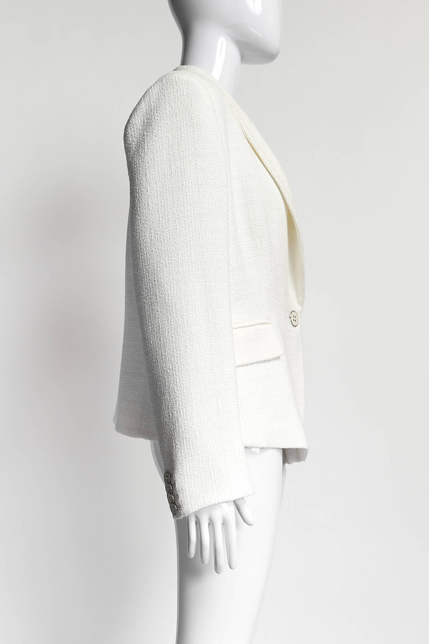 Veronica Beard White Tweed Blazer 12