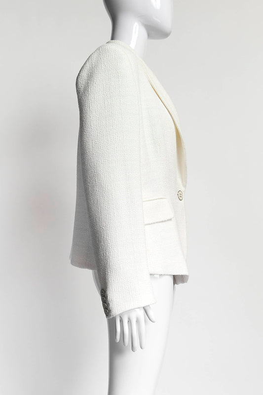 Veronica Beard White Tweed Blazer 12