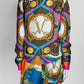 Versace Baroque Rodeo Print Silk Shirt/Short 40