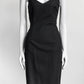 Versace Black Sleeveless Dress with Lace Detail 4