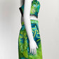 Versace Green Jungle Print Bralette Set 42
