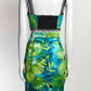 Versace Green Jungle Print Bralette Set 42
