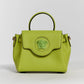 Versace La Medusa Mini Top Handle Bag in Leather