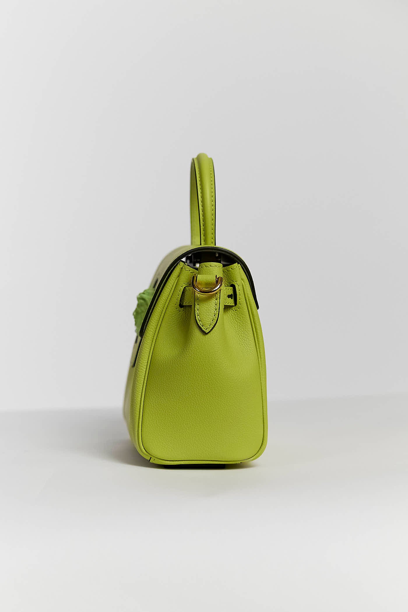 Versace La Medusa Mini Top Handle Bag in Leather