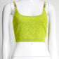 Versace Medusa-motif Green Knitted Crop Top 42