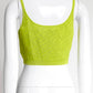 Versace Medusa-motif Green Knitted Crop Top 42
