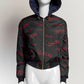 Versace Navy with Red Logo Jacket 36