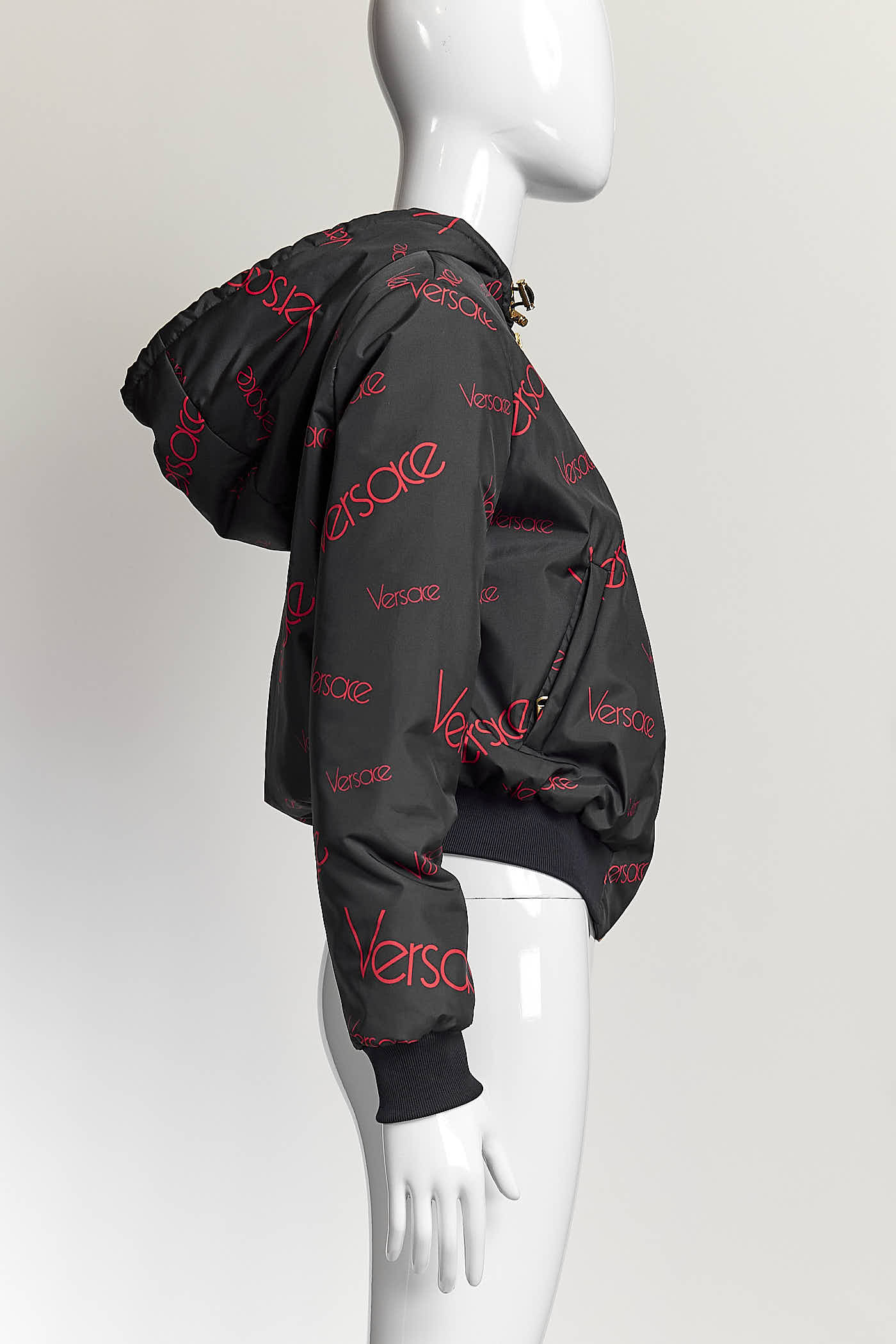Versace Navy with Red Logo Jacket 36