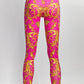 Versace Pink Brocade Legging IT36