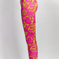 Versace Pink Brocade Legging IT36