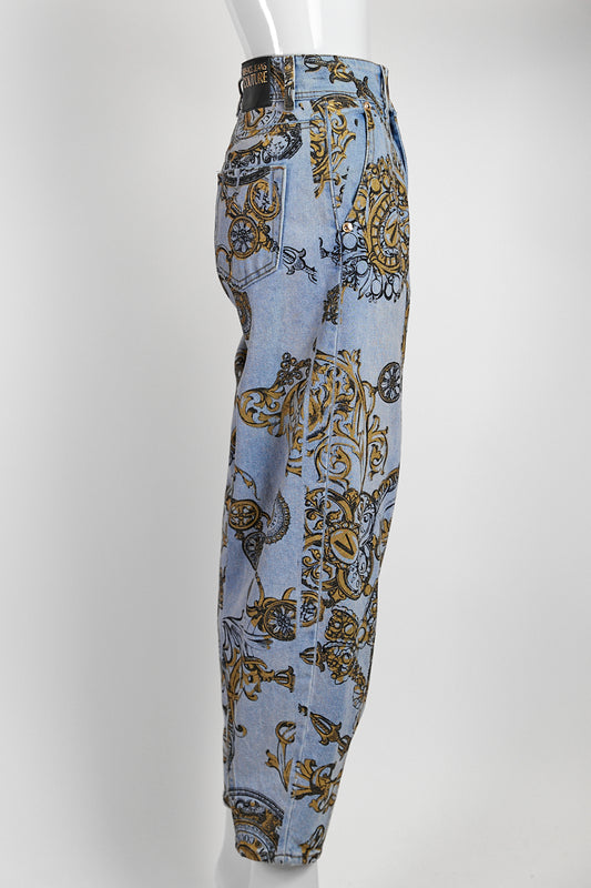 Versace Printed jeans