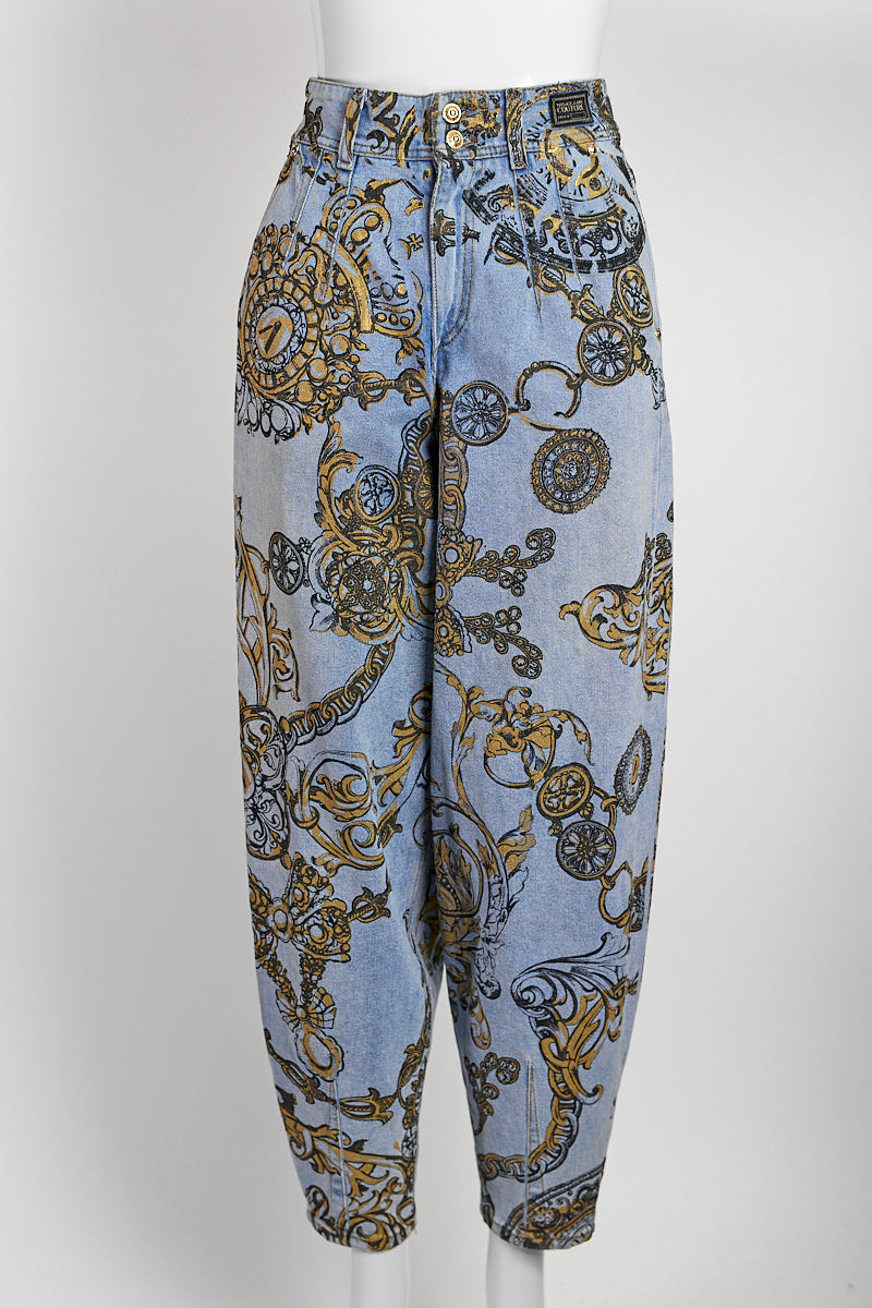 Versace Printed jeans