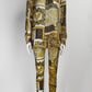 Versace Silk Baroque Printed Shirt/Leggings 40