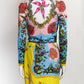 Versace Yellow/Pink Seashell Bodysuit/Skirt Set 40