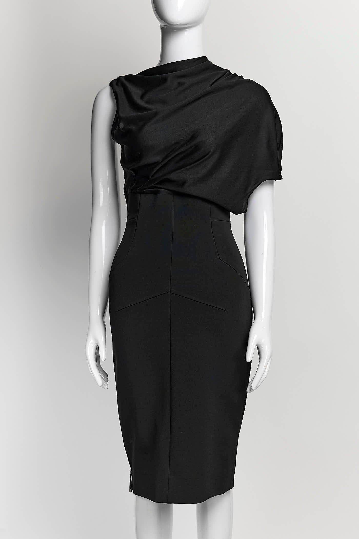 Victoria Beckham Black Dress UK10