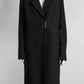 Victoria Beckham Black Wool Coat 12