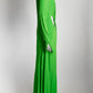 Victoria Beckham Maxi Dress In Green With Twist Detail 14