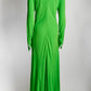 Victoria Beckham Maxi Dress In Green With Twist Detail 14
