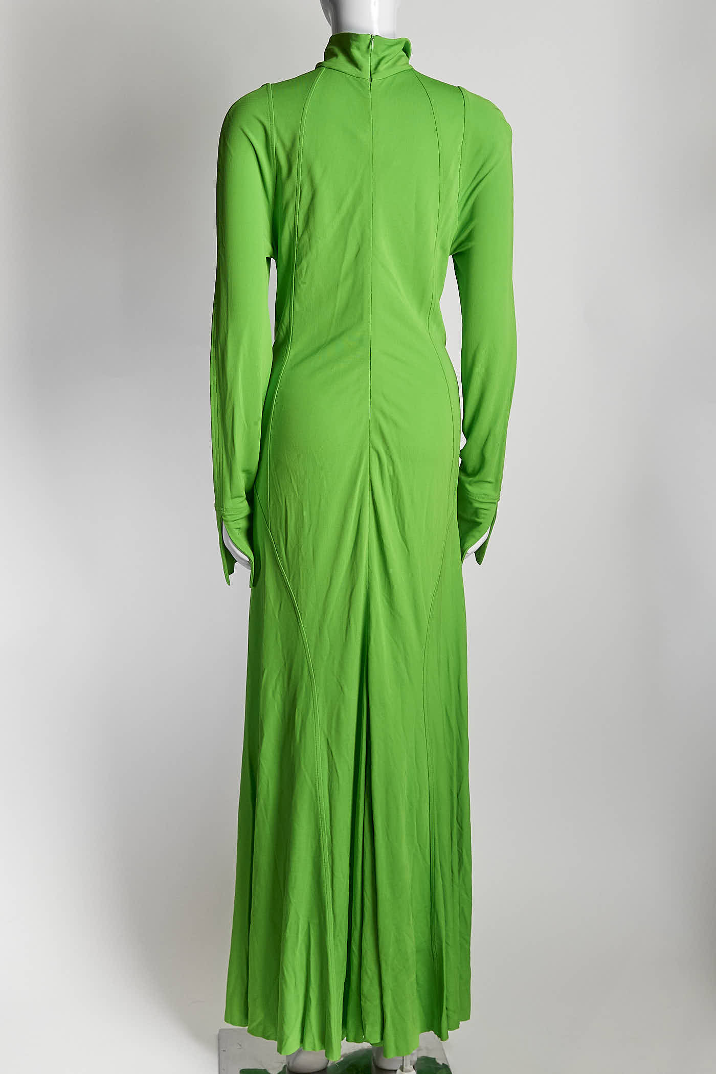 Victoria Beckham Maxi Dress In Green With Twist Detail 14