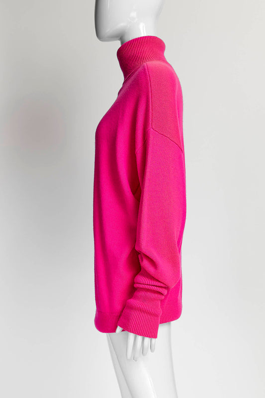 Victoria Beckham Pink Turtleneck Sweater 3