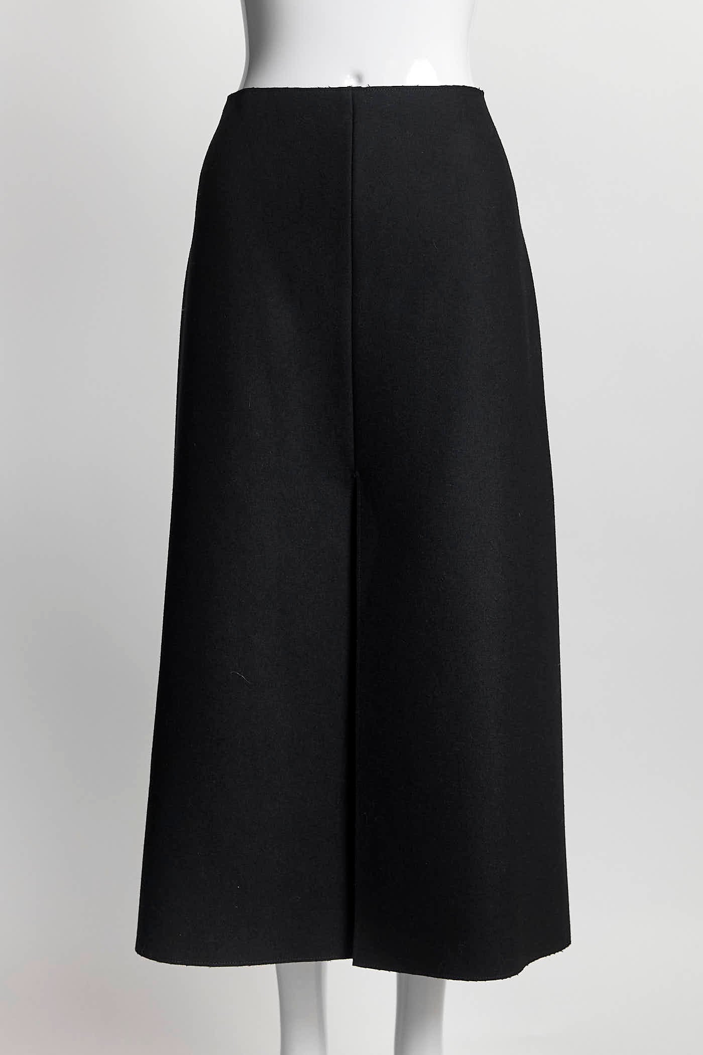 Victoria Beckham Wool Black Skirt 10