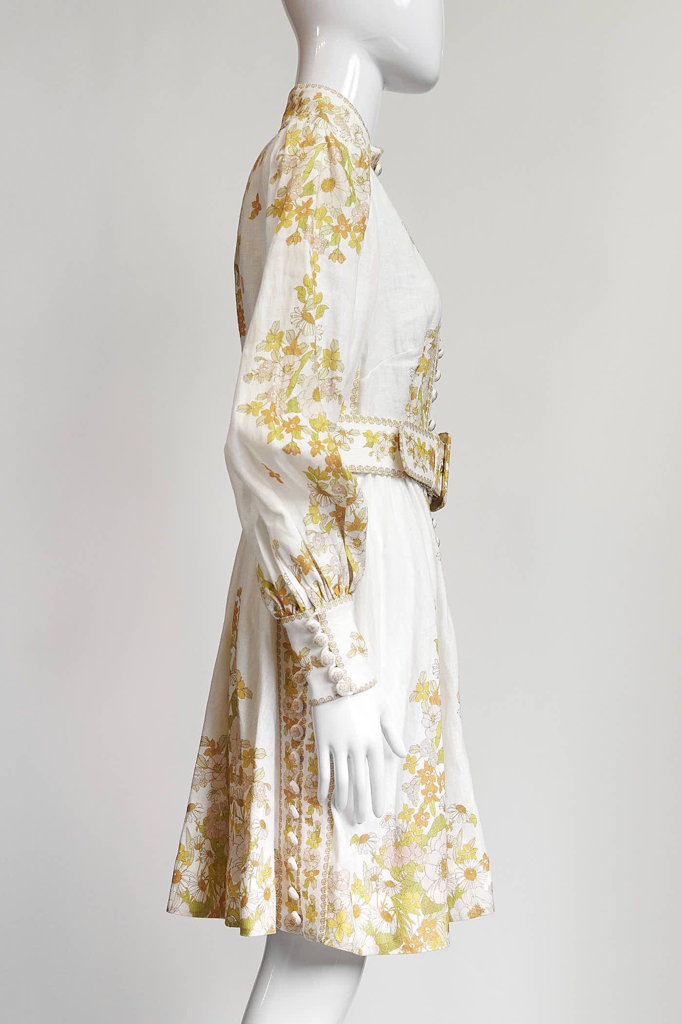 ZIMMERMANN Super Eight Linen Mini Dress 1