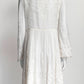 ZIMMERMANN White Embroidered Mini Dress AU1