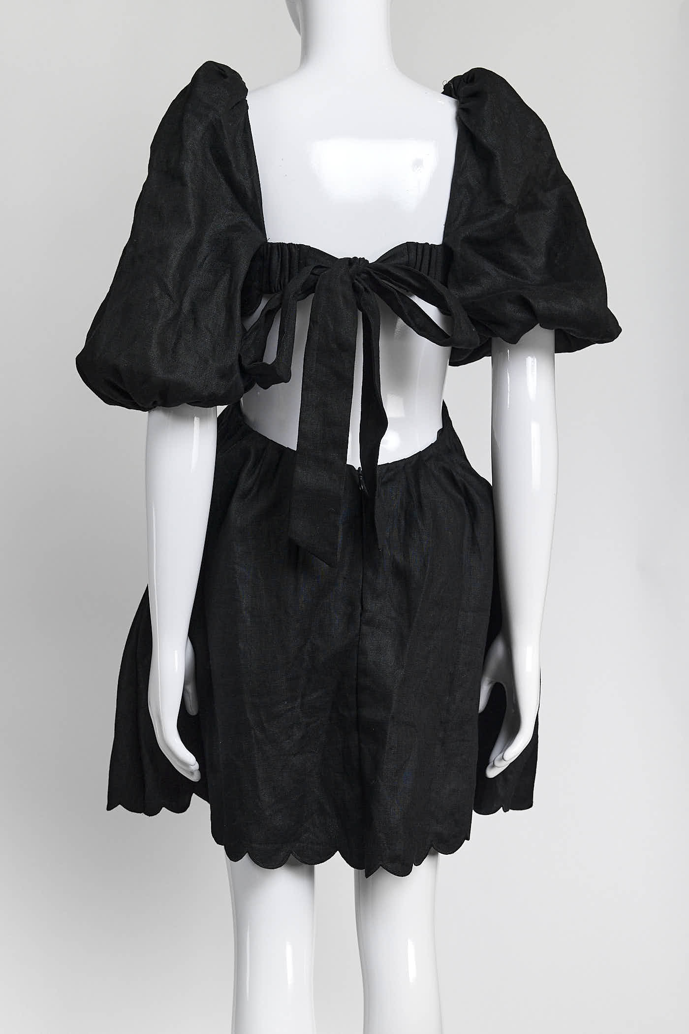 Zimmermann Black Puffer Dress 0