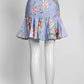 Zimmermann Blue Floral Print Skirt OP
