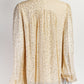 Zimmermann Champagne Tie Polka Dots Blouse AU3