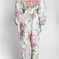 Zimmermann Floral Linen White Jumpsuit 0