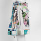 Zimmermann Glassy Belted Printed Linen Shorts In Blue AU1