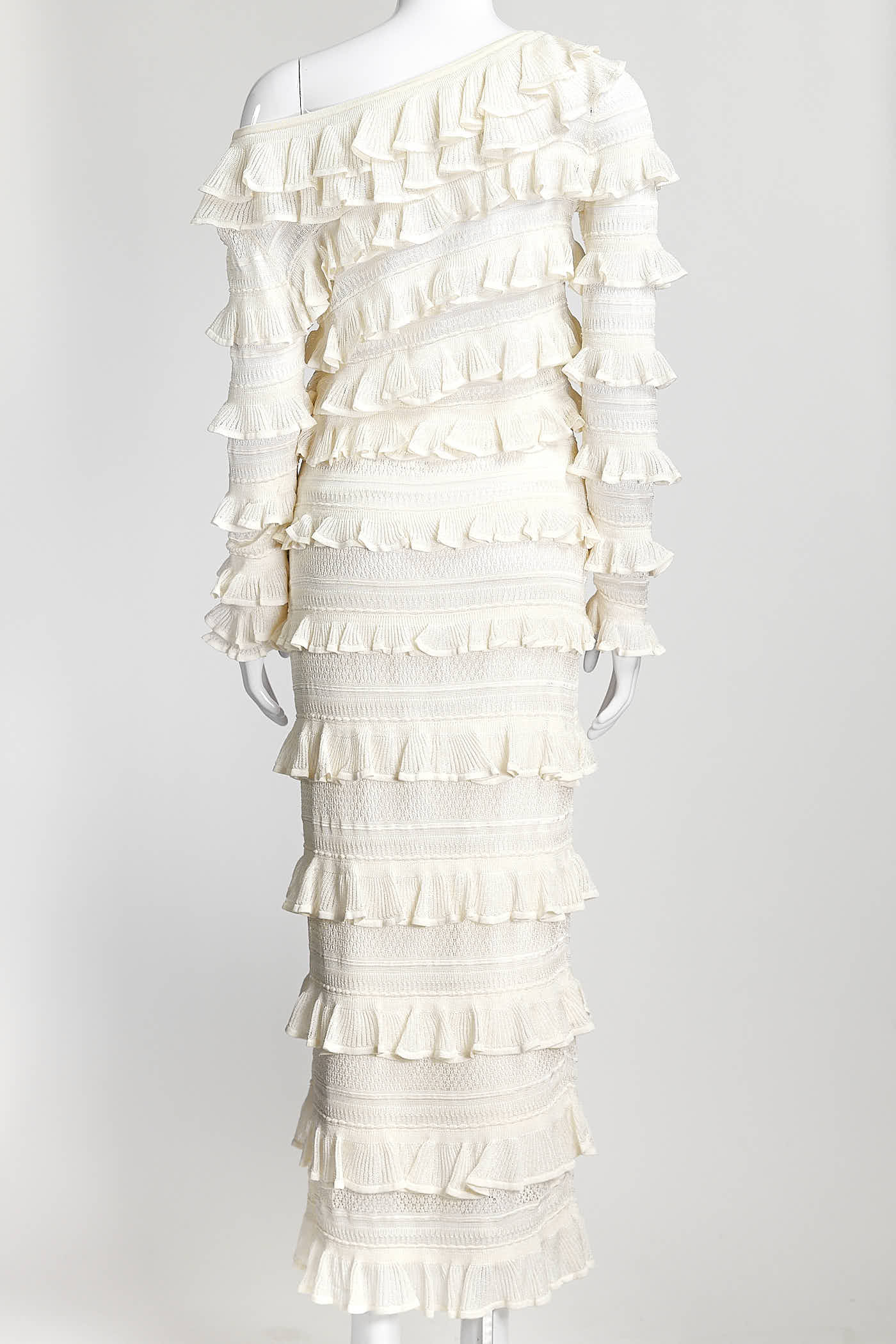 Zimmermann Matchmaker Ruffled Lurex Top/Skirt Set 1