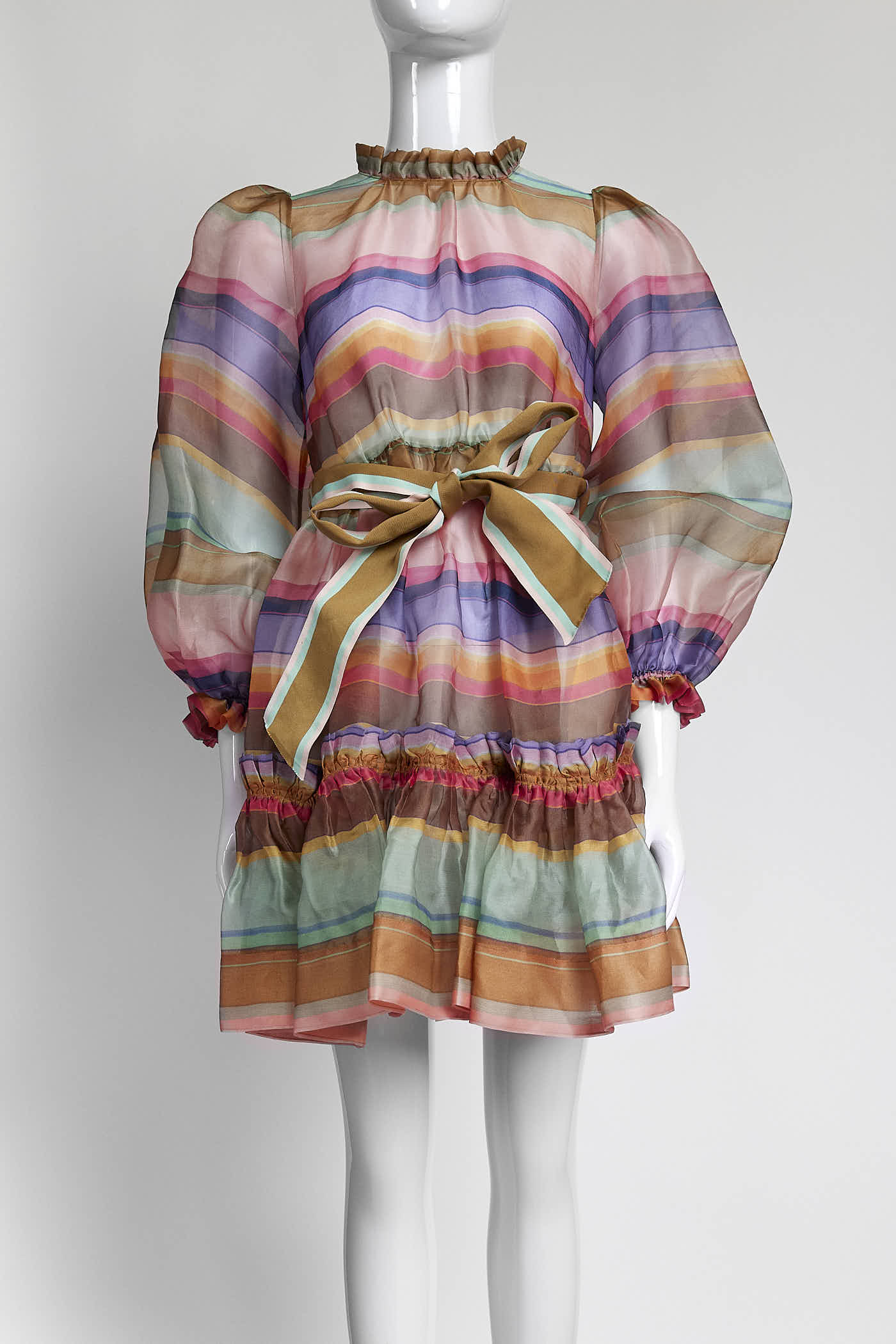 Zimmermann Multicolor Striped Dress XS