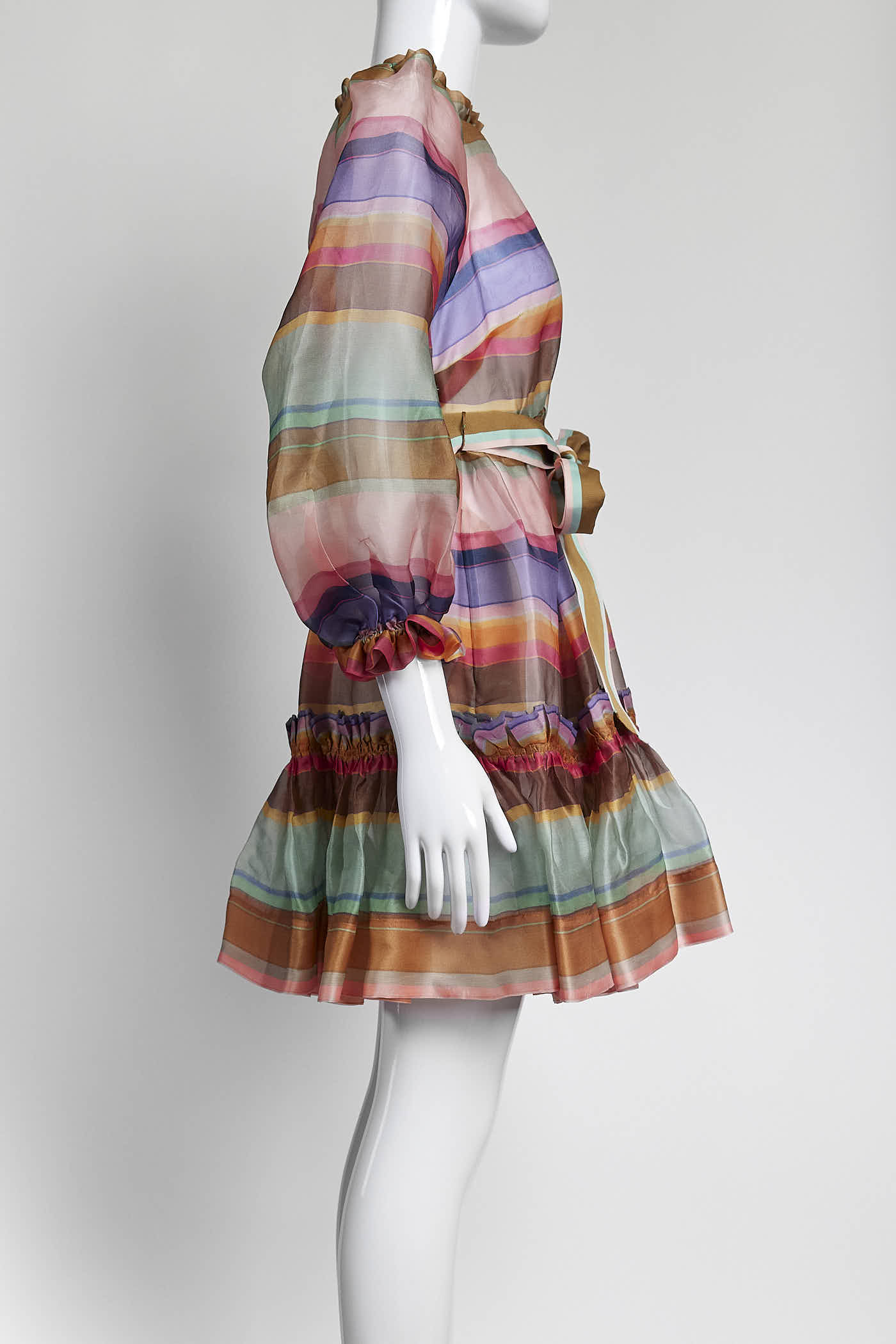 Zimmermann Multicolor Striped Dress XS