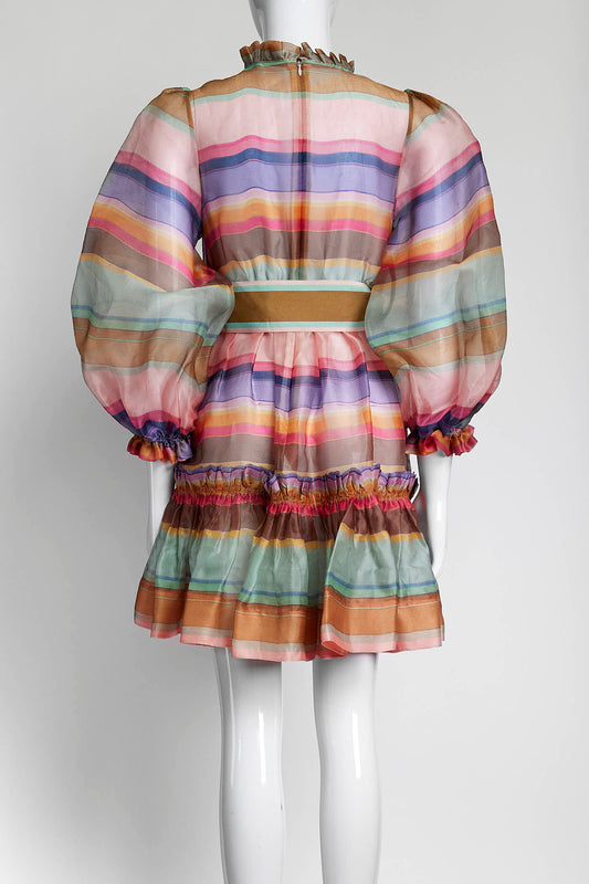 Zimmermann Multicolor Striped Dress XS