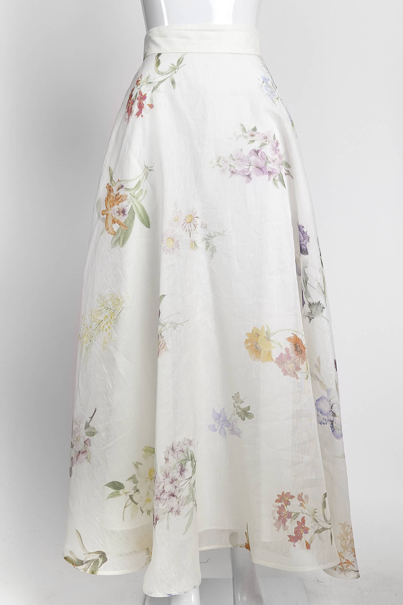 Zimmermann Natura Maxi Skirt Multicolored Floral Print 0