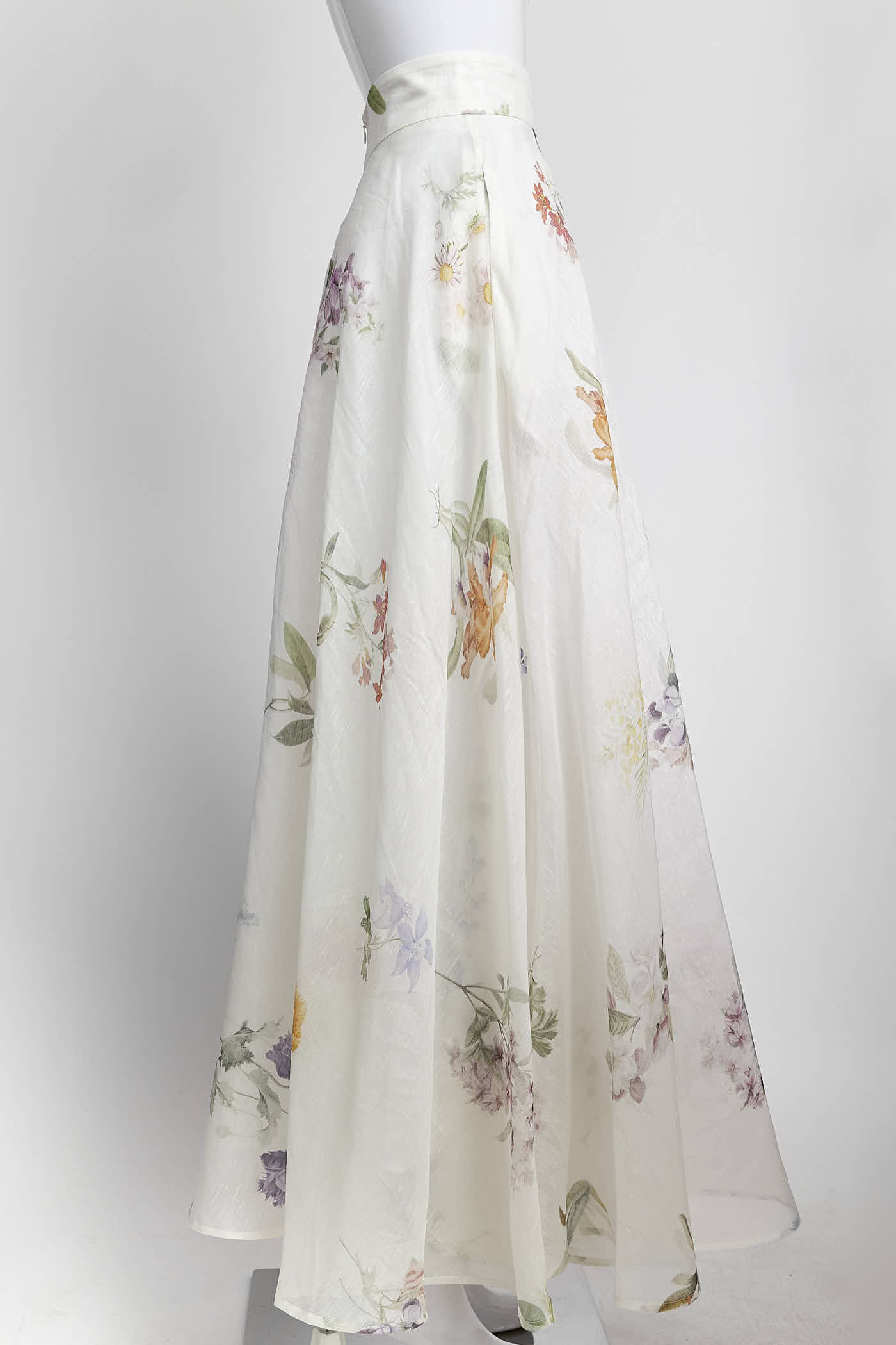 Zimmermann Natura Maxi Skirt Multicolored Floral Print 0