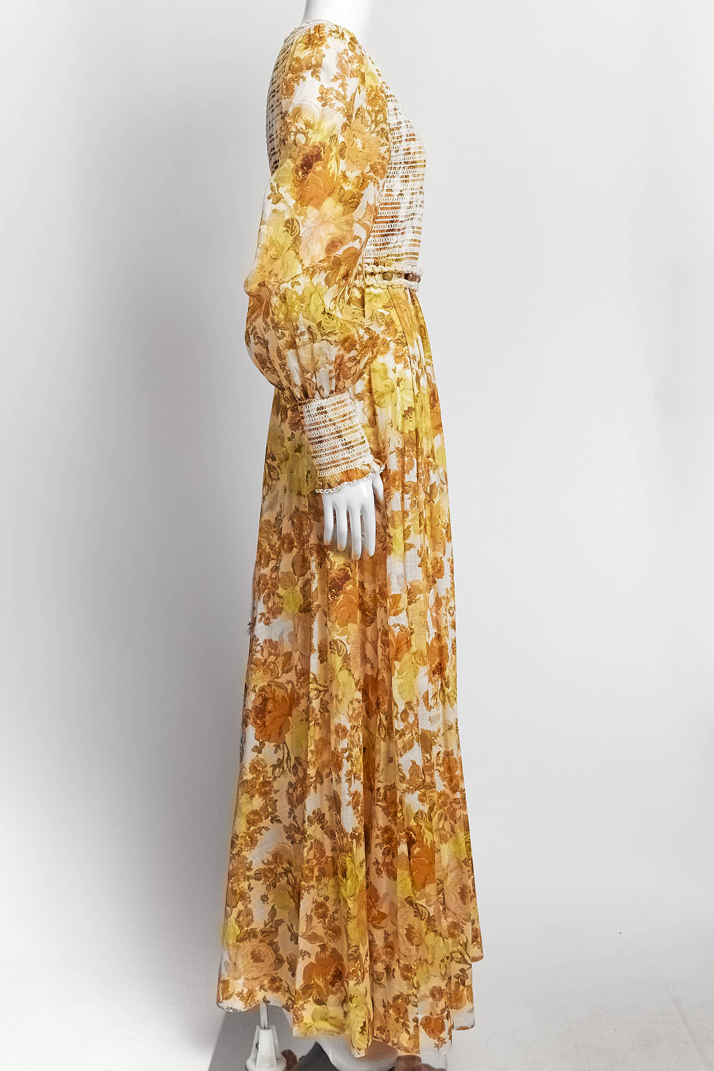 Zimmermann Orange Floral Printed Dress 2