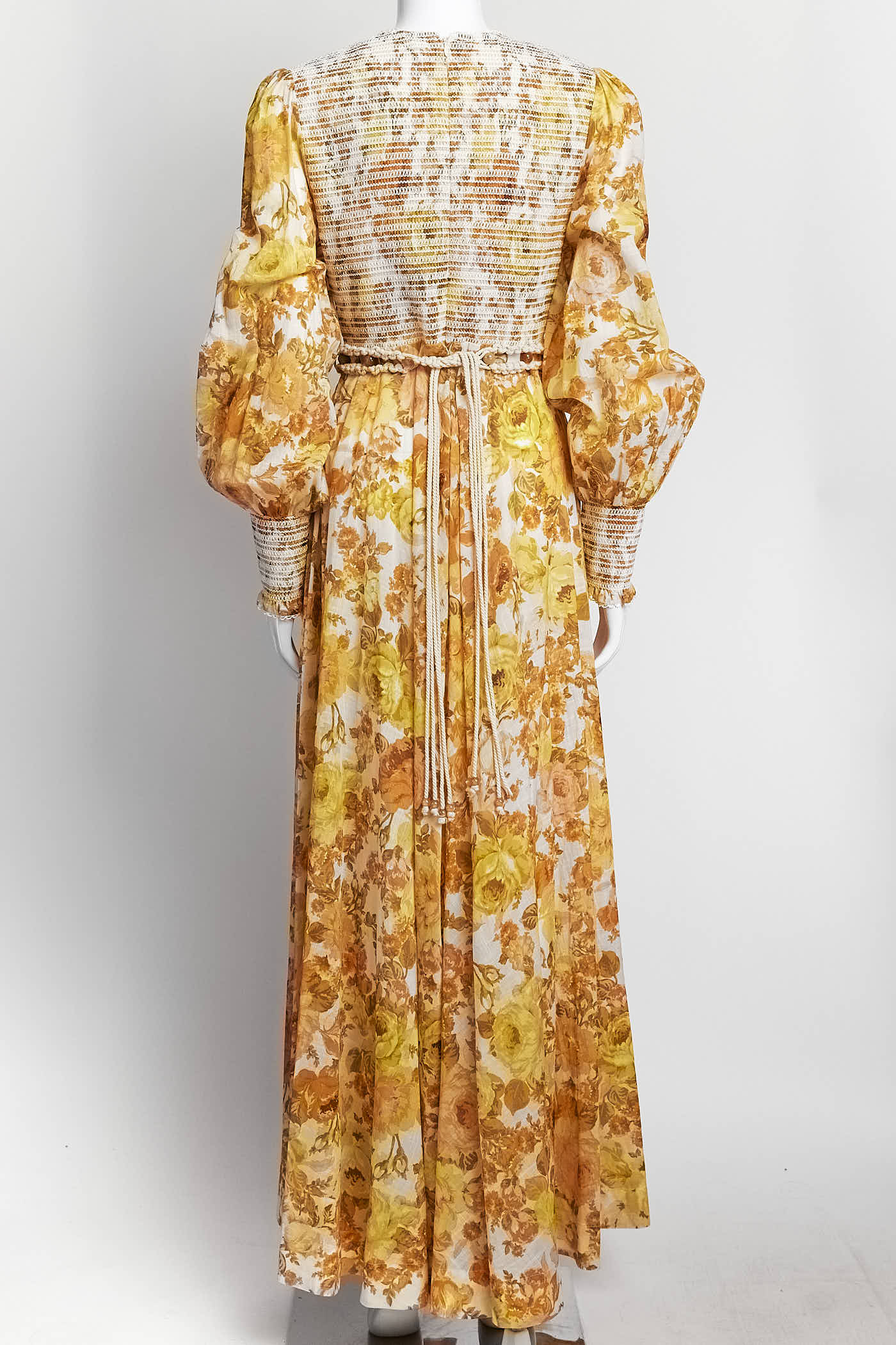 Zimmermann Orange Floral Printed Dress 2