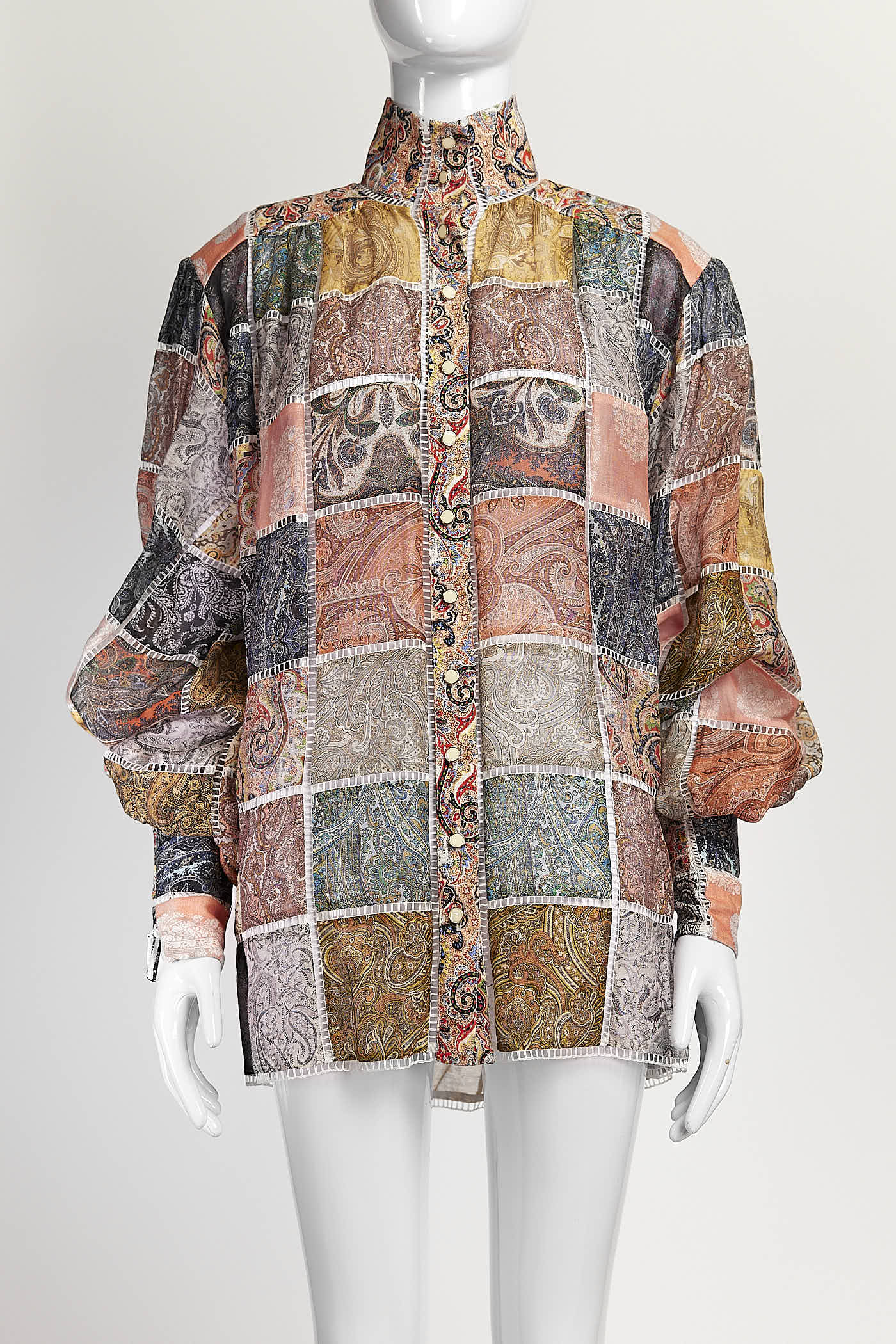 Zimmermann Patchwork Paisley Blouse AU0