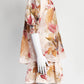Zimmermann Pink Ascension Shirred Floral Blous with Short 0