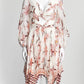 Zimmermann Pink Floral Pleated Dress AU 0