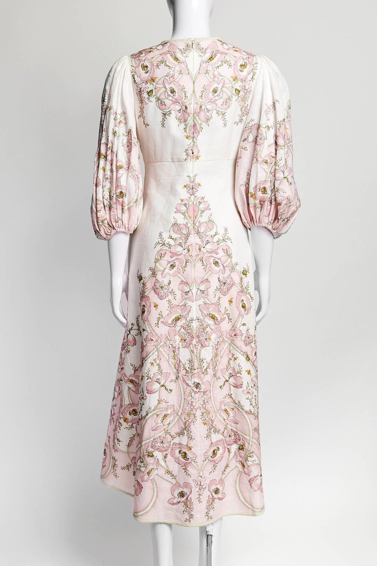 Zimmermann Pink Jeaniee Keyhole Midi Dress 1