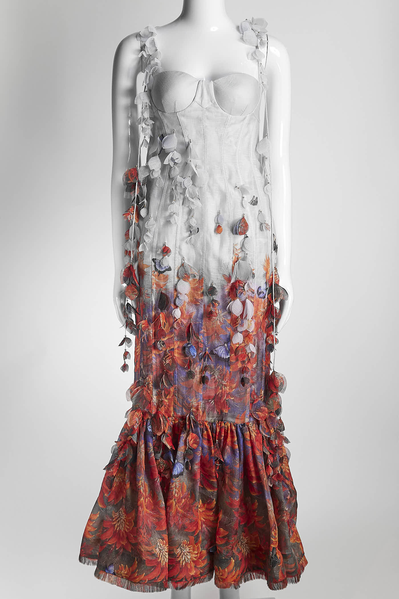 Zimmermann Purple Botanica Printed Petal Gown 0