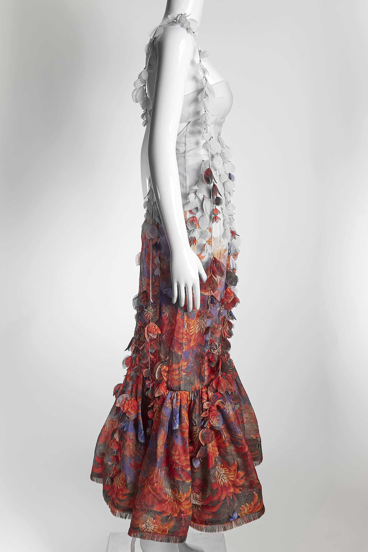 Zimmermann Purple Botanica Printed Petal Gown 0
